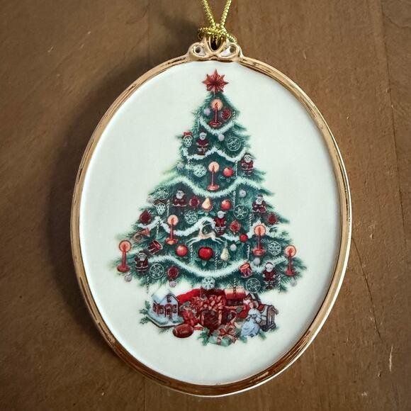 NWT LENOX 2018 Trees Around World Christmas Ornament America USA First Edition - Picture 7 of 7
